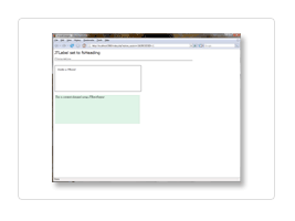 Components For PHP Free Simple Sample running in Firefox